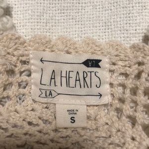 La Hearts Tops - LA Hearts Crochet Top La Hearts Tops - LA Hearts Crochet Top
